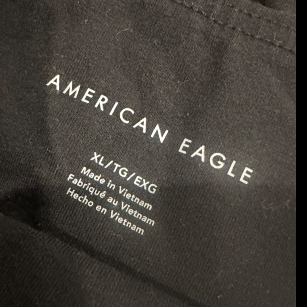 EUC American Eagle XL women's pull on black stretchy pants bottoms casual - Picture 2 of 3